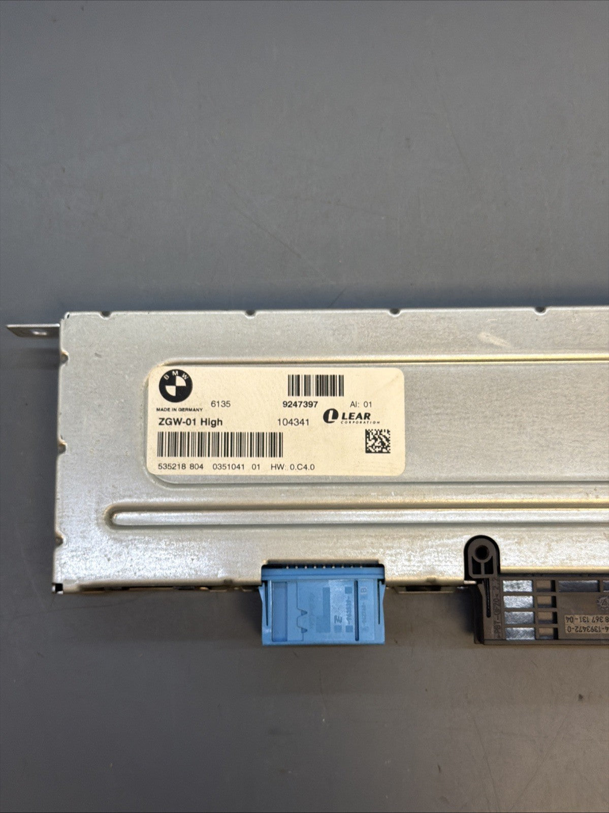 2010-16 BMW 528 535 550 640 650 740 750 CENTRAL GATEWAY CONTROL MODULE 9247397
