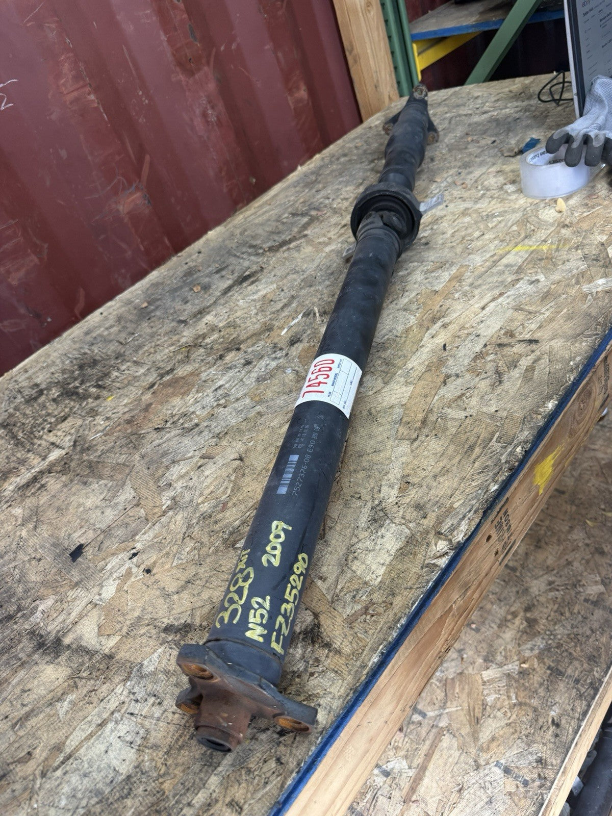 06-14 BMW E90 325xi Automatic Transmission Drive Axle Shaft Assy 7527376