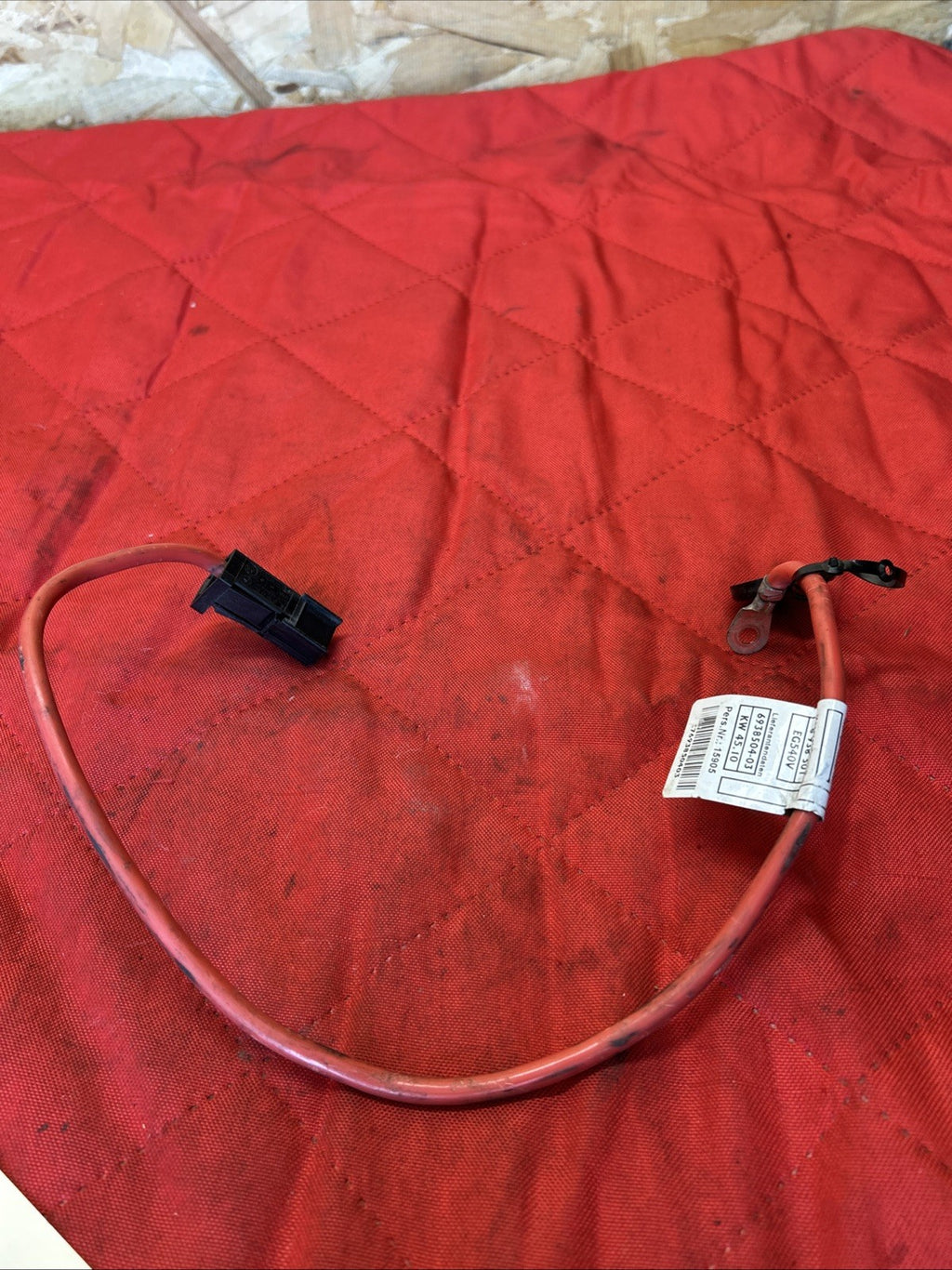 D 06-13 BMW E90 E91 E92 E93 BATTERY POSITIVE CABLE PLUS POLE LEAD WIRE 6938504 