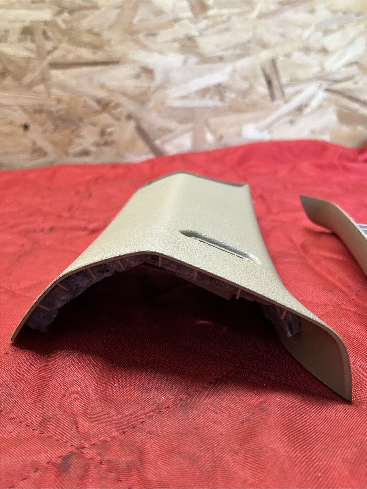 11–17 BMW X3 F25 Rear Left & Right Upper C-Pillar Trim 9169309 9169310 BEIGE