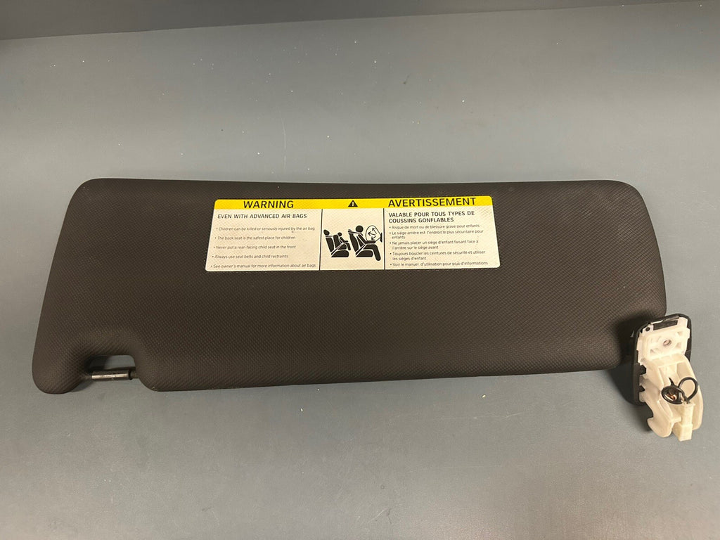 11-16 BMW F10 535i 528i Right Passenger Sun Visor Shade Black 51168038166 OEM