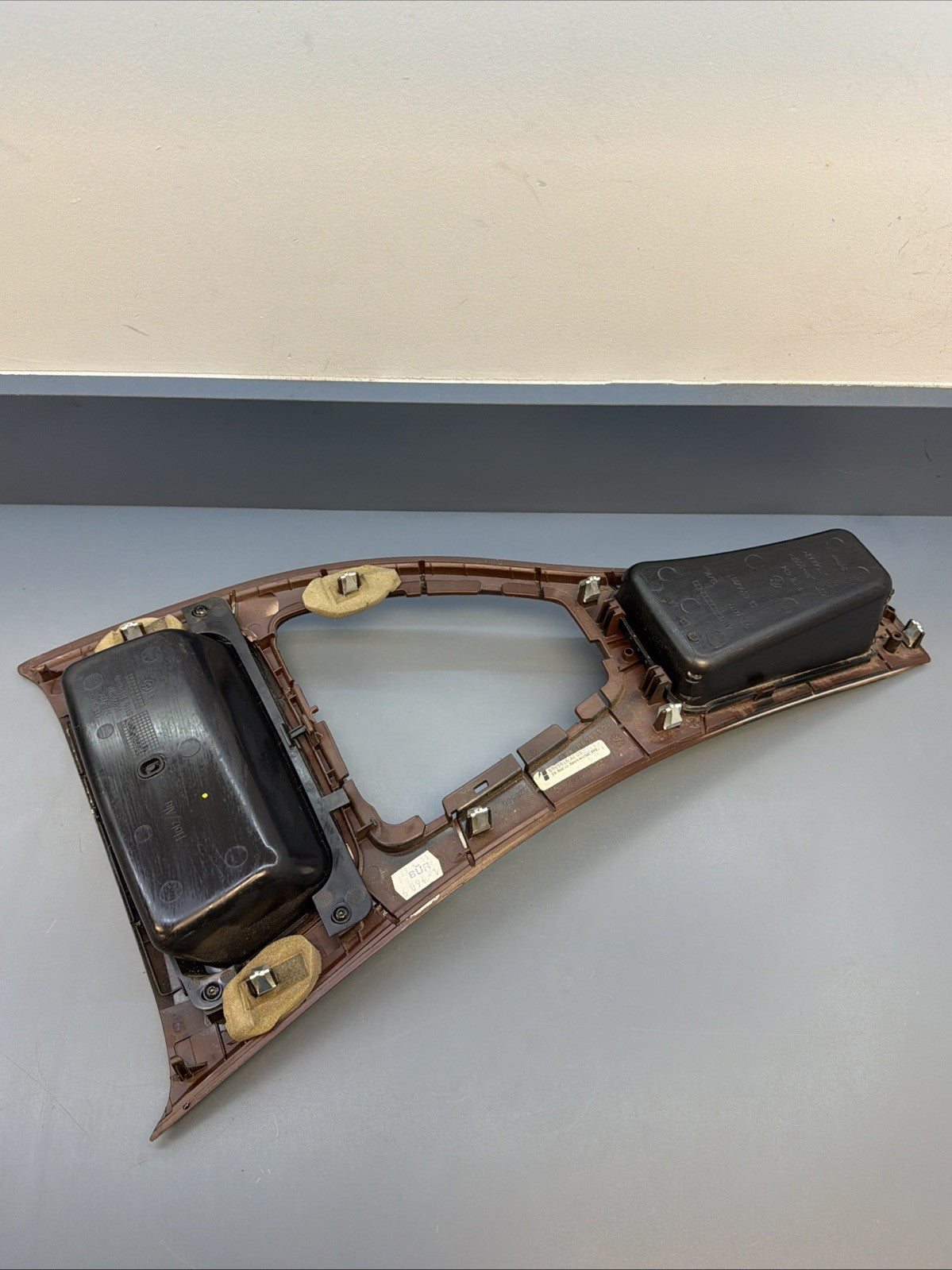 07 08 09 10 11 12 13 BMW 3 SERIES SHIFTER COVER WOODGRAIN TRIM 7118034 OEM