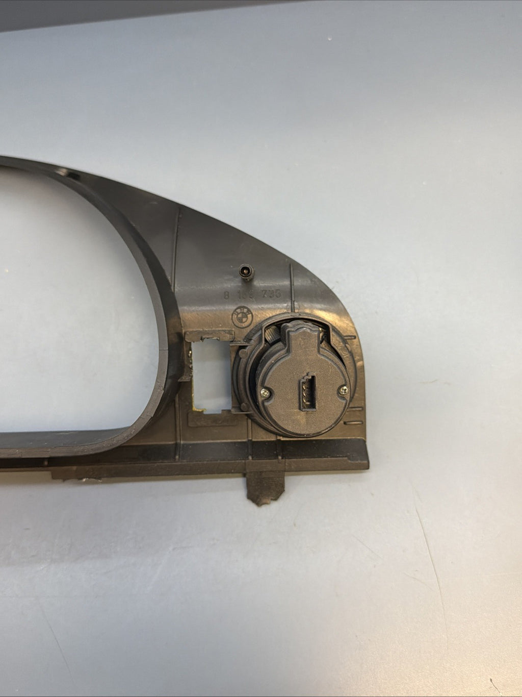 97-03 BMW E39 5 SEREIS Speedometer Cluster Trim Bezel w/ Switches Black 8159735