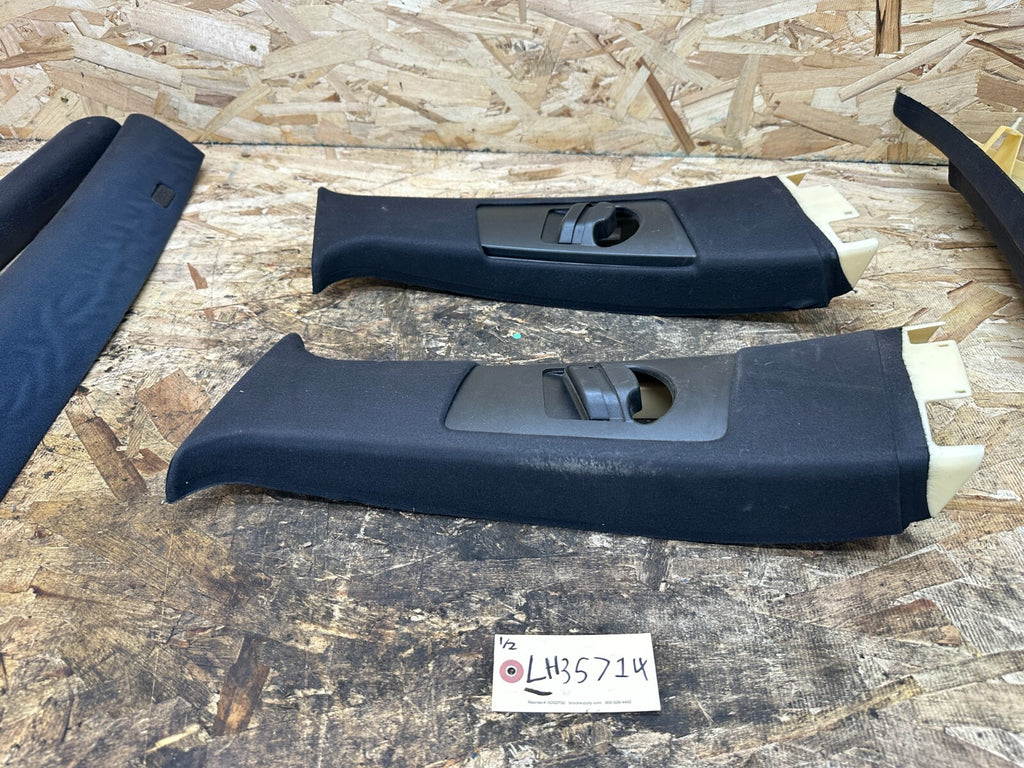 BMW 99-06 E53 X5 LHD BLACK INTERIOR A+B+C+SUN VISOR TRIM SET 12PC OEM 8203865