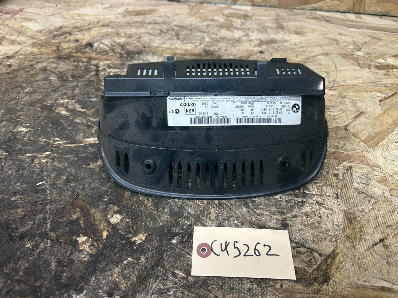BMW 2006-2008 E60 E90 PRE LCI NAVIGATION GPS DISPLAY SCREEN OEM 9151979