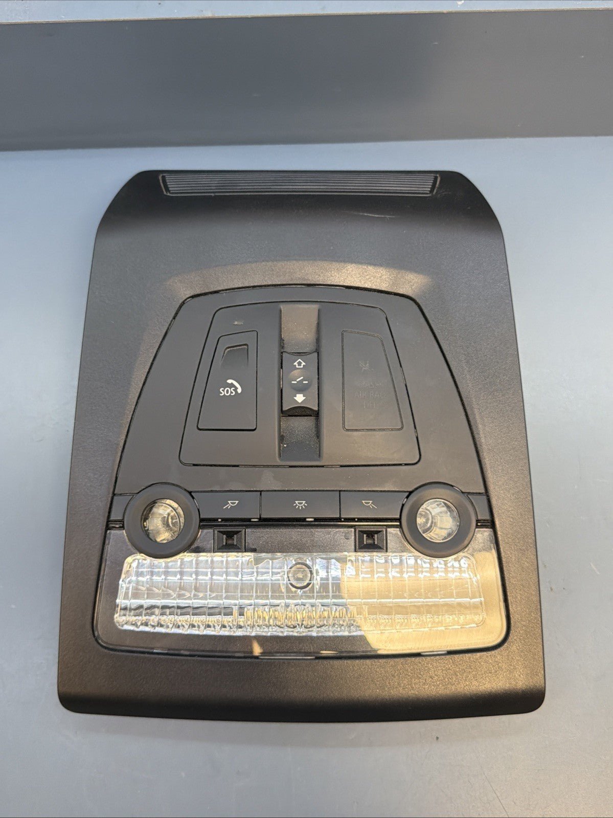 11-16 BMW F10 550 Front Overhead Roof Main Dome Light Reading Lamp Black 6718943
