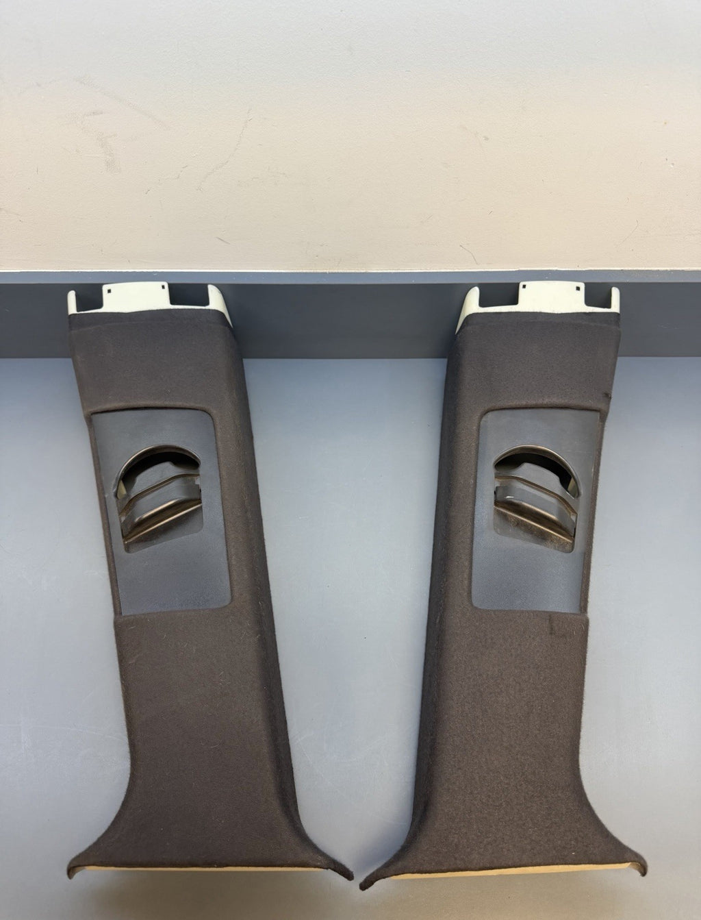BMW X5 E53 2003 LHD Right & Left A pillar trim Black 8211907 8211908