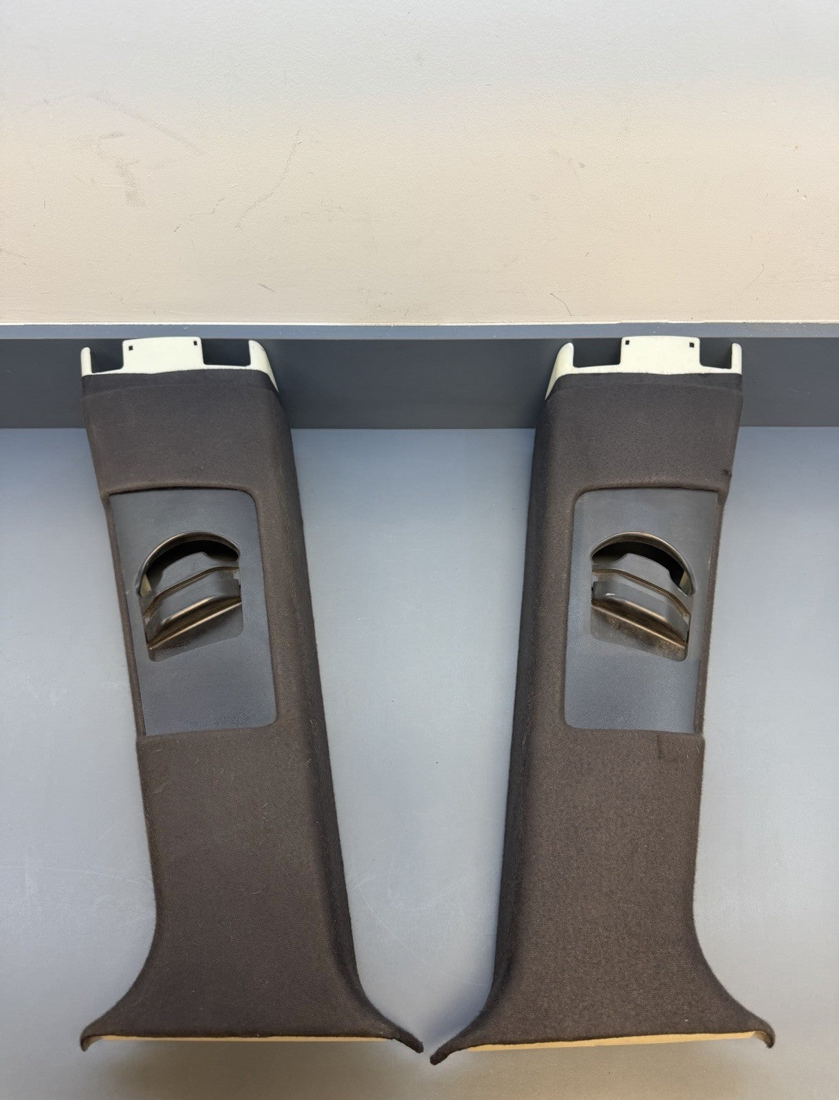 BMW X5 E53 2003 LHD Right & Left A pillar trim Black 8211907 8211908