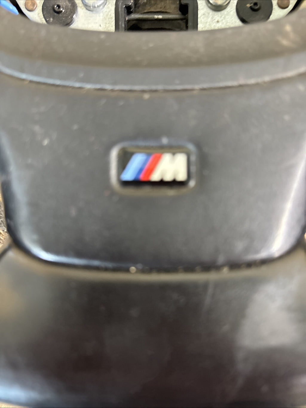 BMW F01 F02 F10 F11 M Sport Black Leather Steering Wheel OEM 6175430