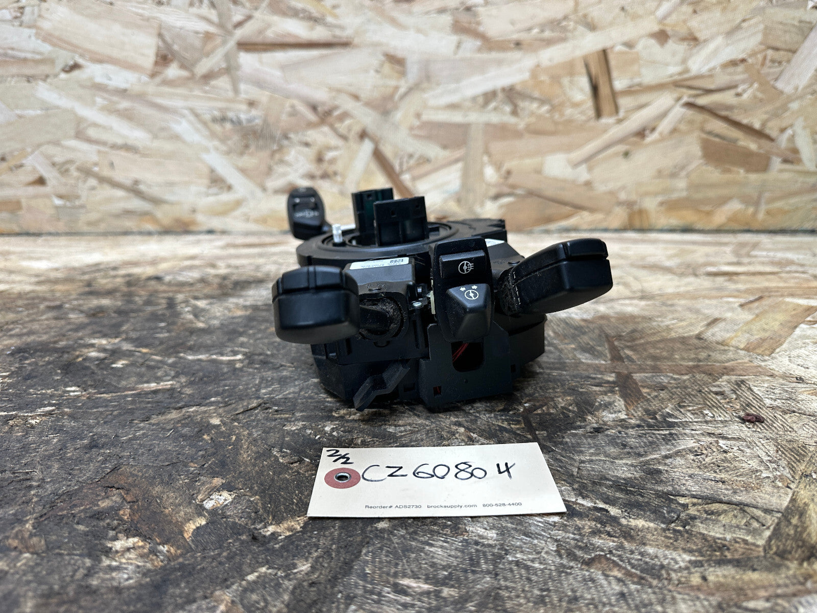 BMW 04-10 5 SERIES STEERING COLUMN HUB+CLOCK SPRING+STOCK SWITCHES OEM 6968199