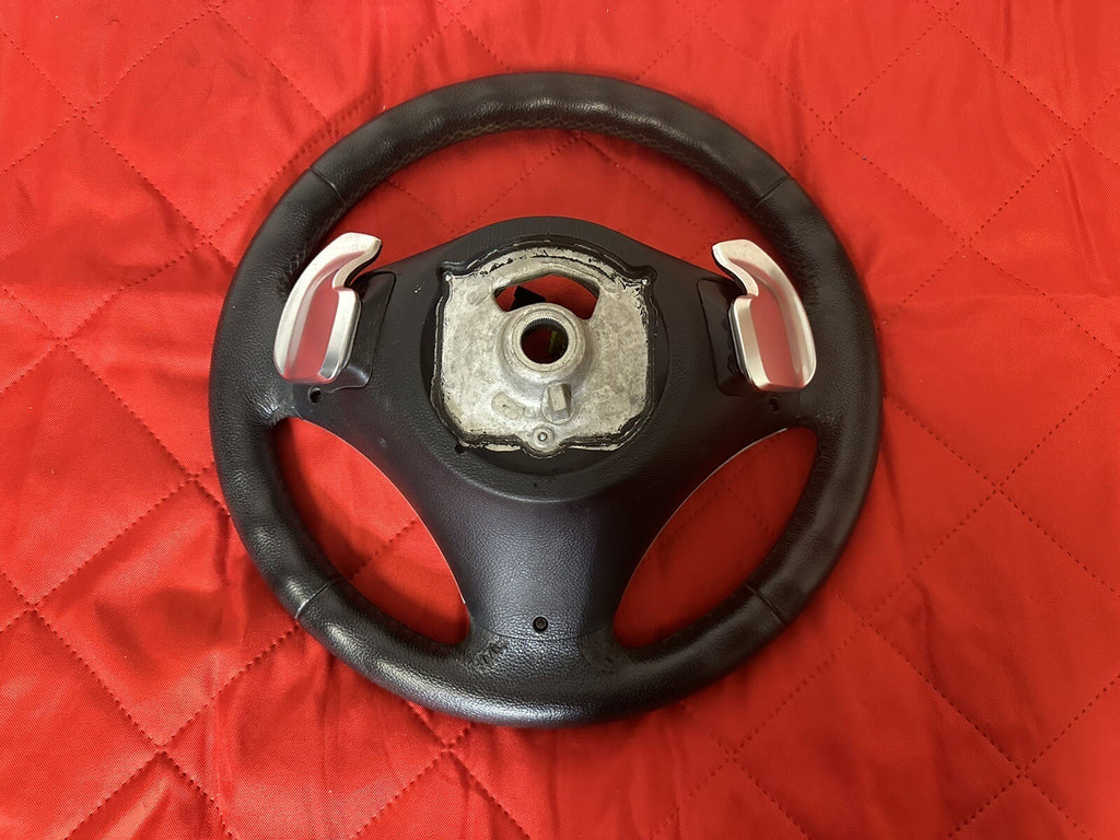 OEM BMW SPORT STEERING WHEEL BLACK LEATHER W/SHIFTERS E90 E92 E93 E82 6795857