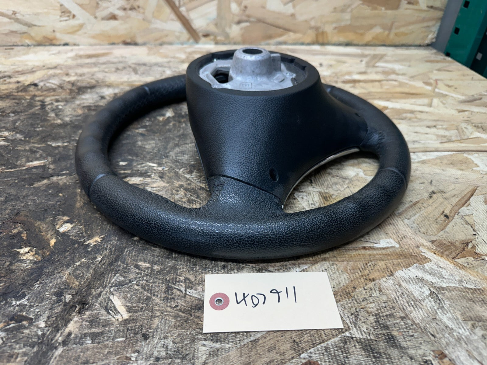 BMW 2006-2013 E9X 3 SERIES BLACK LEATHER STEERING WHEEL OEM 3051626