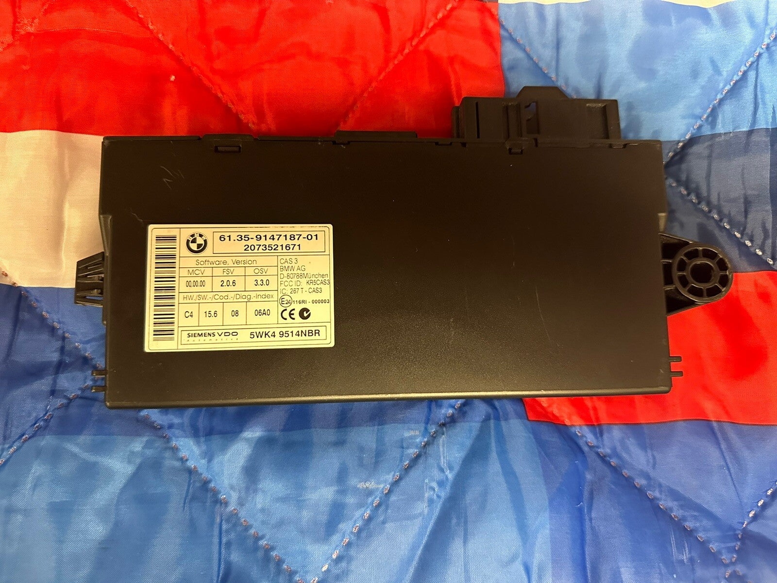 BMW E88 E90 E92 135 335 535 N54 DME ECU Engine Computer CAS3 Module Key Set OEM