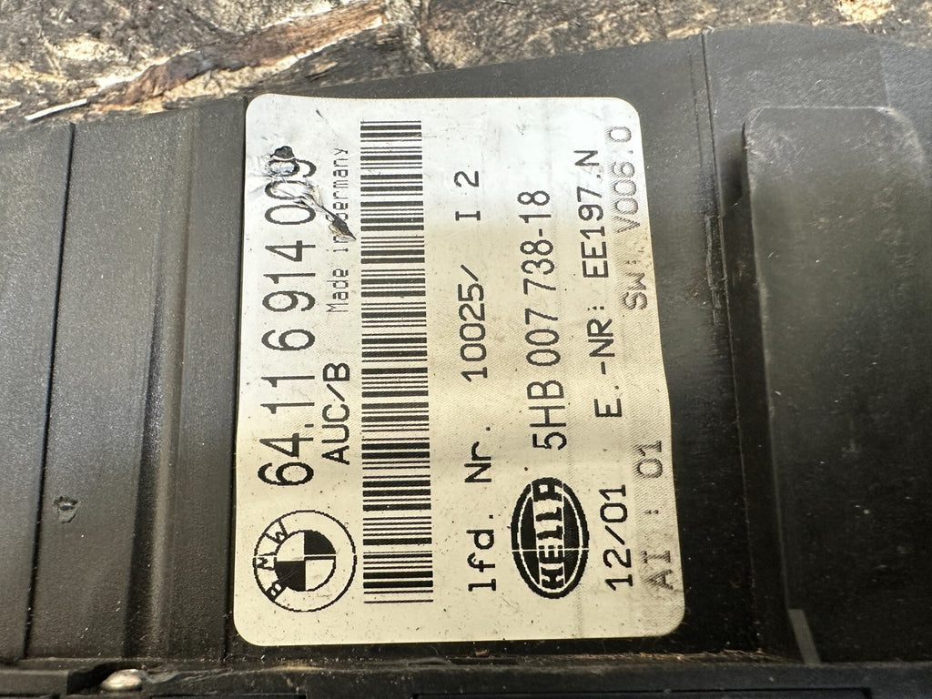 BMW 1997-2006 E46 3 SERIES AUTOMATIC AC HEATER CLIMATE CONTROL UNIT OEM 6914009