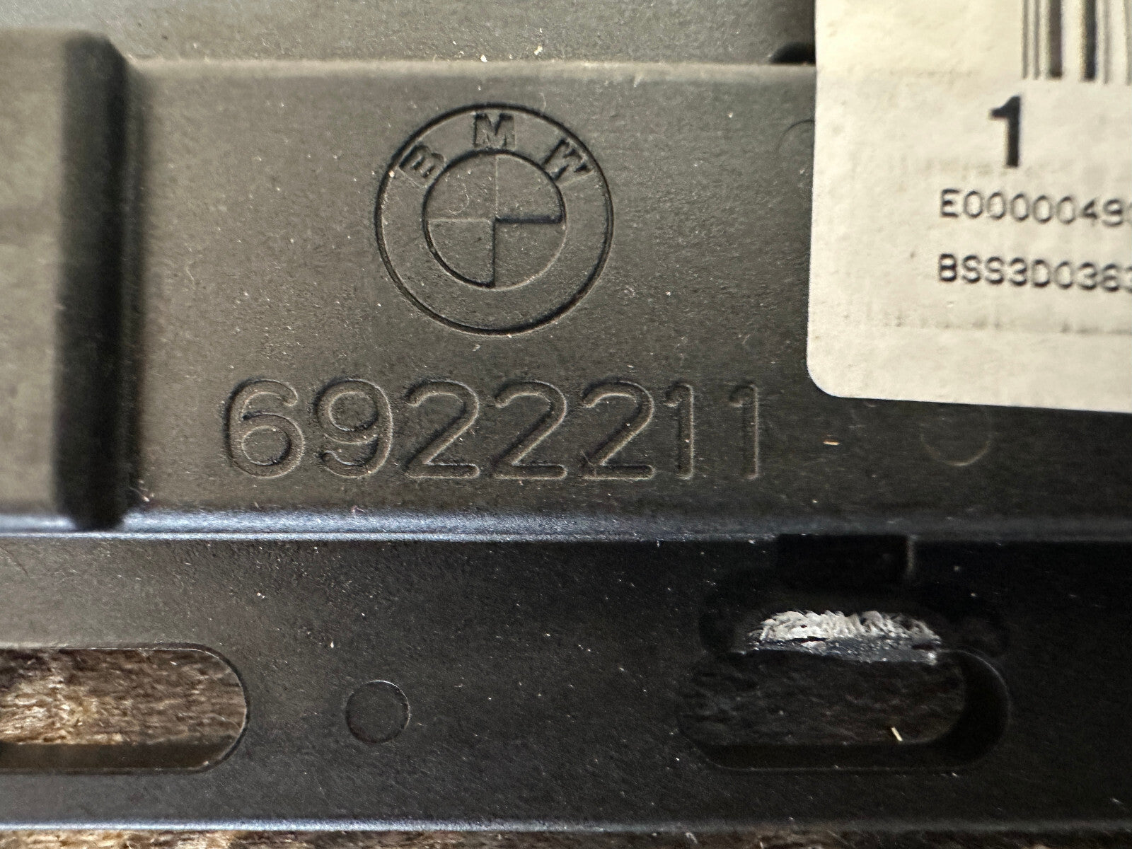 BMW 04-14 1/3/5/6 SERIES X1 X5 X6 Z4/MINI KEYLESS ENTRY/CAS ANTENNA 6922211
