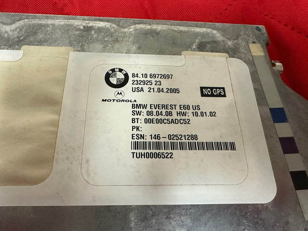 2004-2010 BMW 5 SERIES BLUE TOOTH TELEMATIC MOD. 84106972697 6972697 QH0223