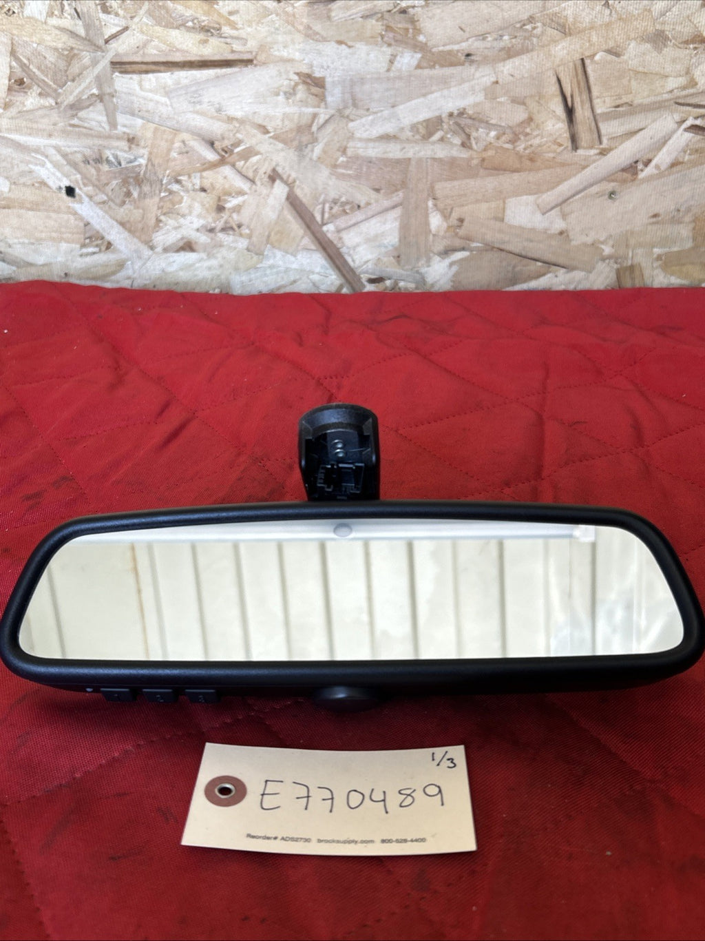 BMW 2006-2012 E90 E92 3 SERIES REAR VIEW MIRROR AUTO DIM OEM 9052195