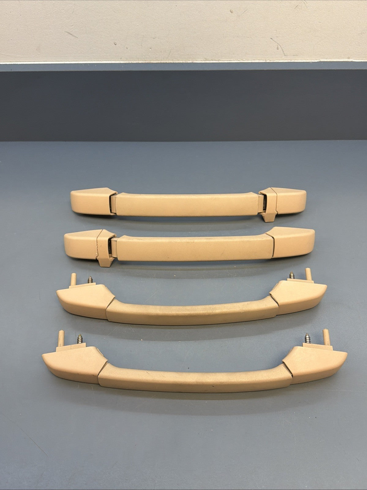 00-06 BMW E46 Headliner Grab Handle Set Front Rear Left Right Beige 8231321