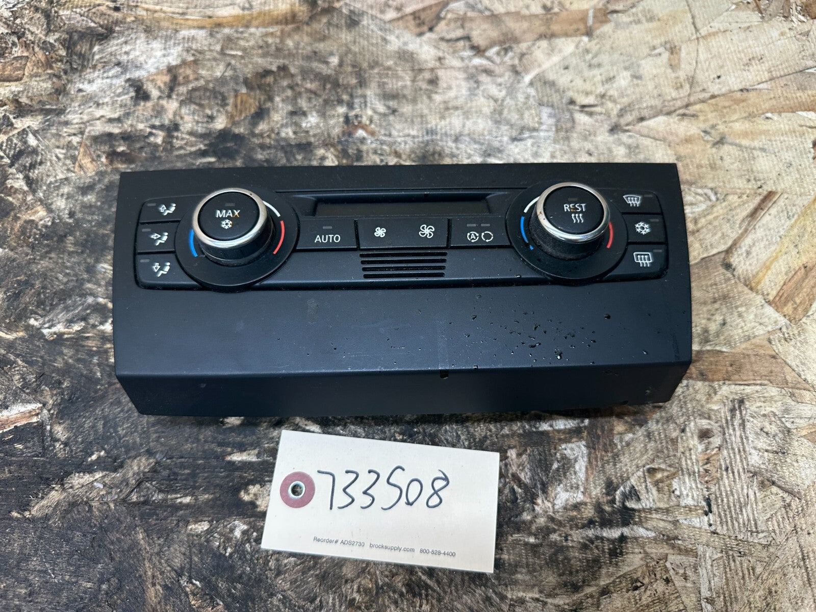 BMW 2006-2013 E9X 3 SERIES AC HEATER CLIMATE CONTROL PANEL + TRIM OEM 6922257