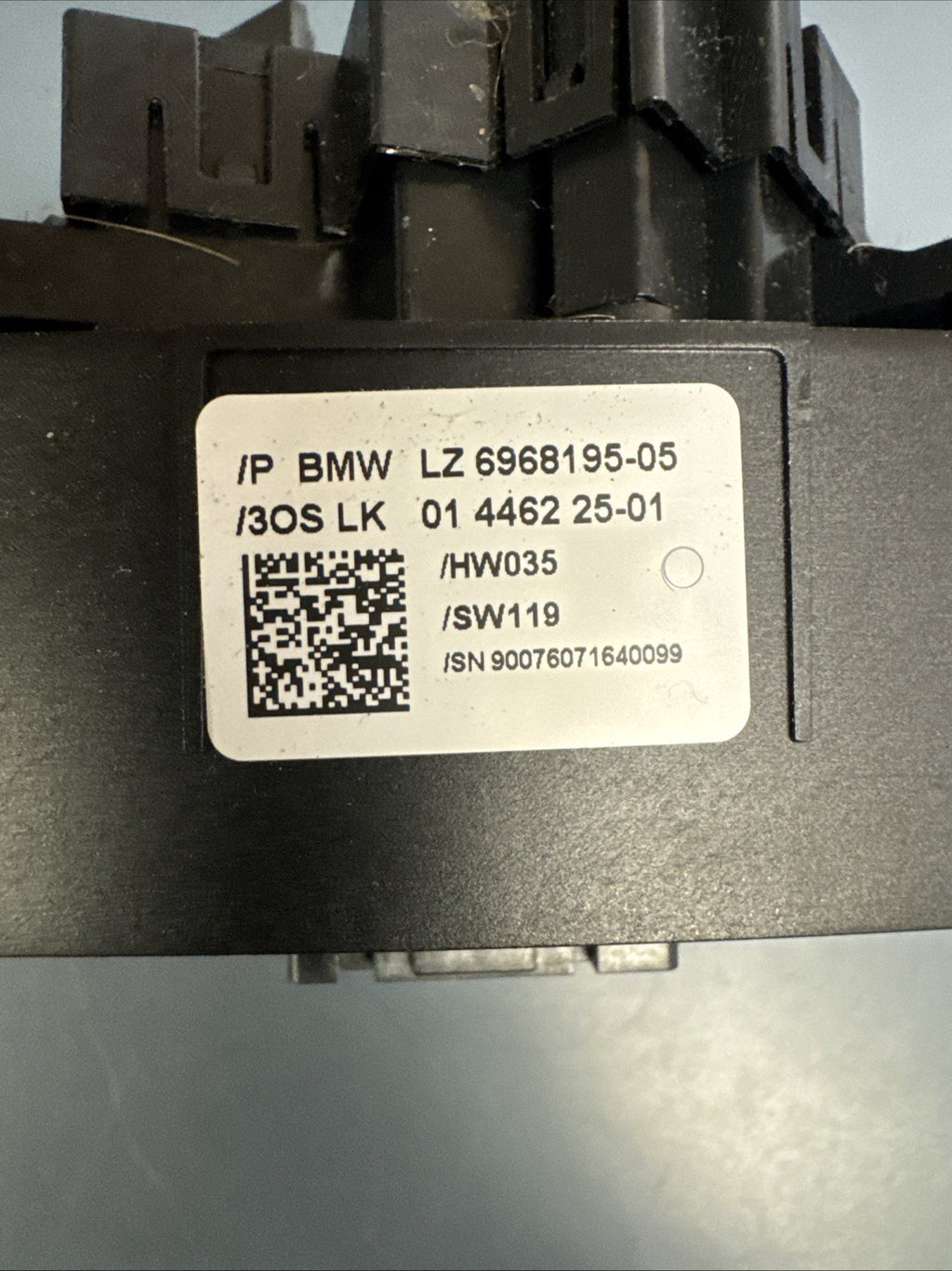 BMW 04-10 5 SERIES STEERING COLUMN HUB+CLOCK SPRING+STOCK SWITCHES OEM 6968195