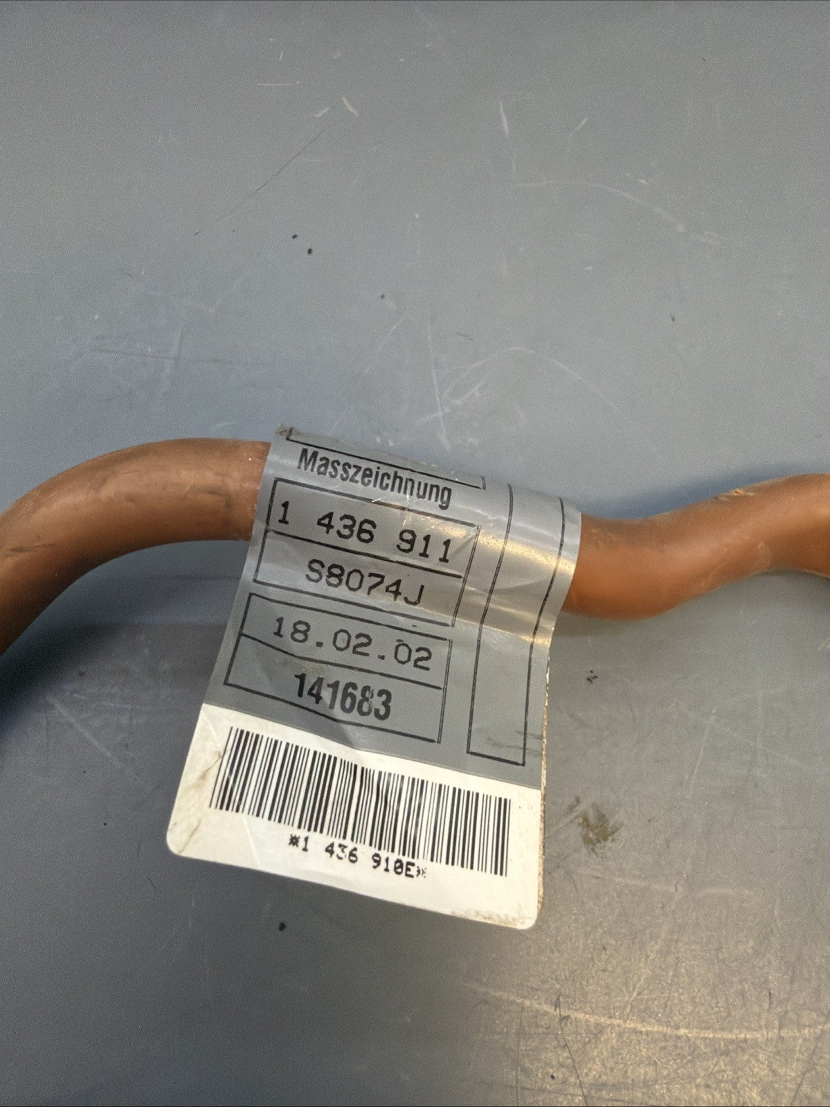 97-03 BMW E39 528i 530i Negative Battery Cable Ground Terminal 1436910 Oem