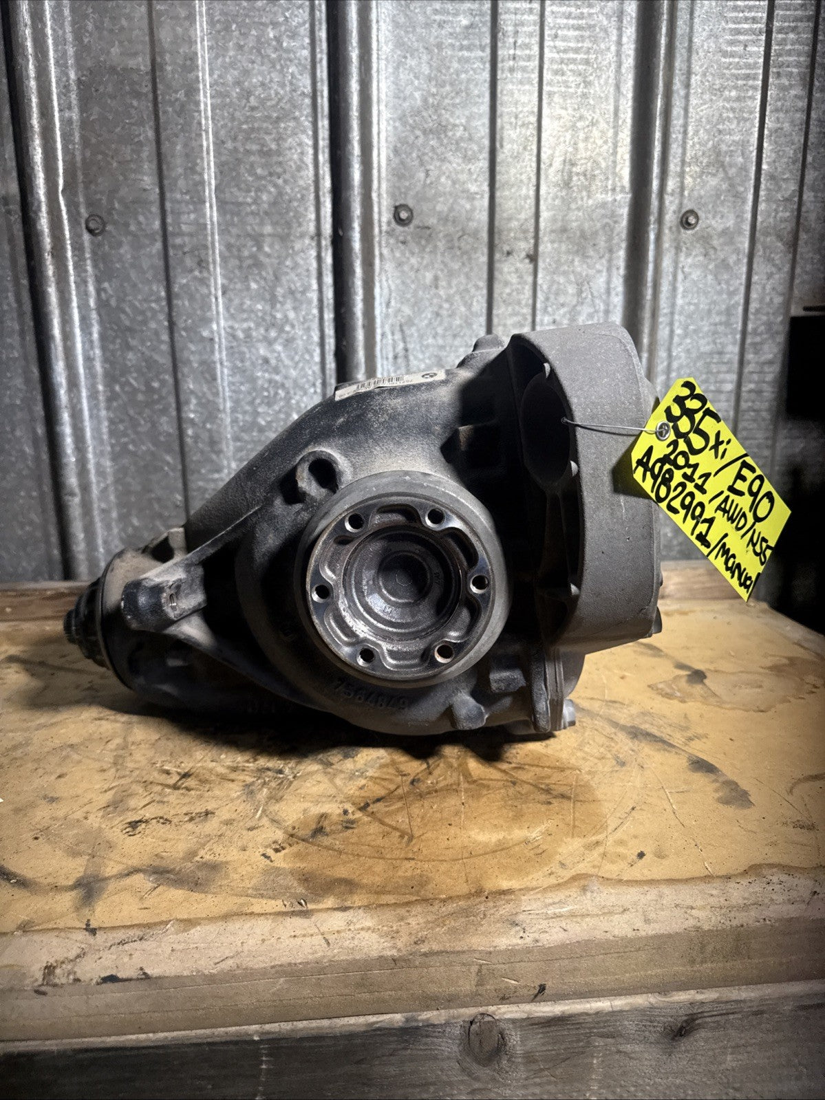 BMW REAR DIFFERENTIAL 3 SERIES FINAL DRIVE 3.08 7571186