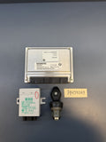 BMW E46 2.5i M54 ENGINE ECU SET DME MS43 EWS3 IGNITION KEY 7519308