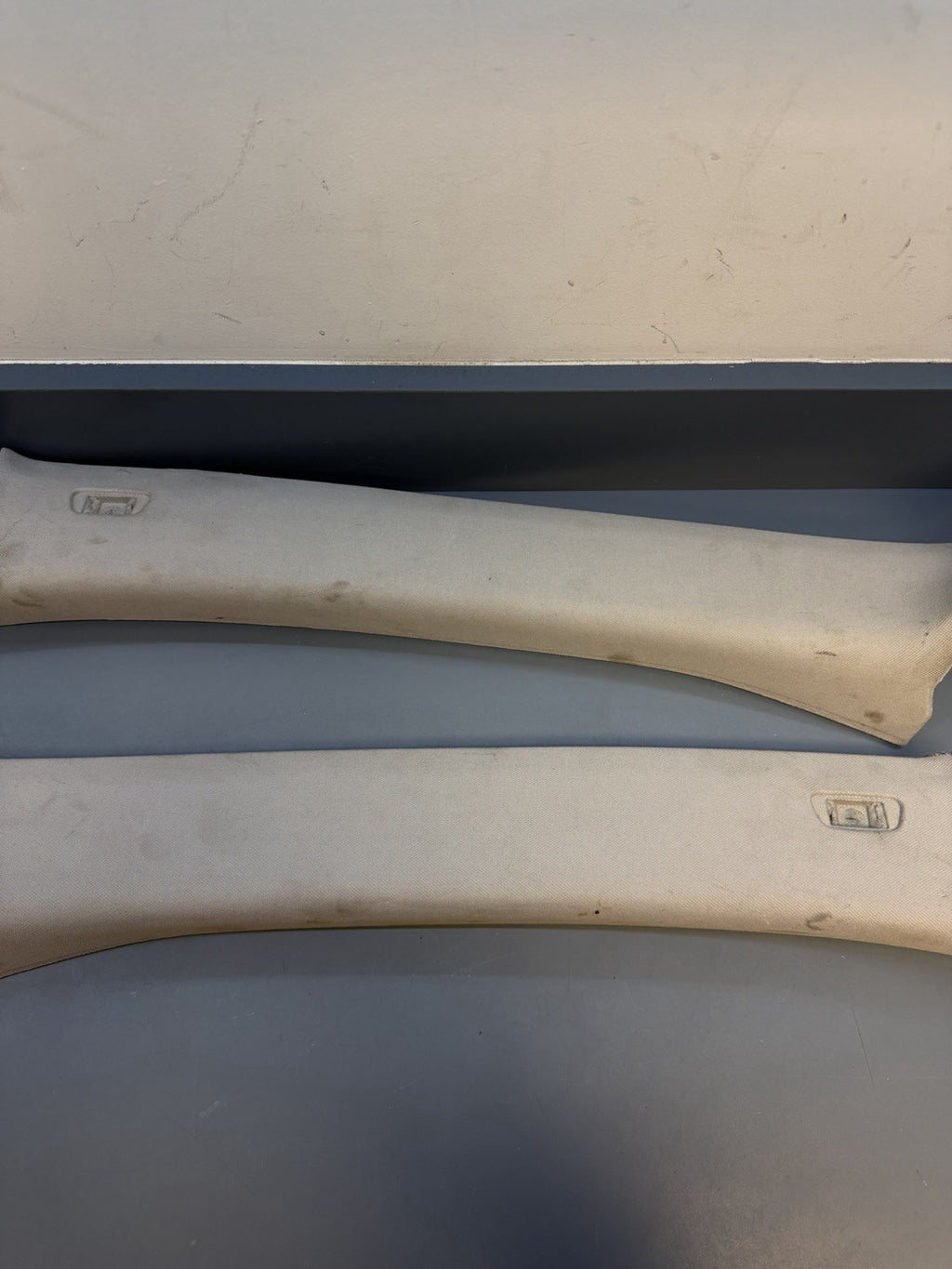 12-2015 BMW X1 Front Left Right A Pillar Trim Panel Cover 2990774 2990773 GRAY
