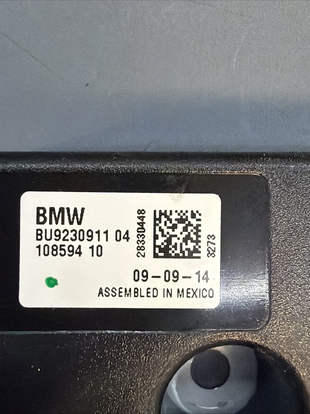 12-16 BMW SERIES 3 328i F30 RADIO BACK UP ANTENNA CONTROL MODULE UNIT 9230911
