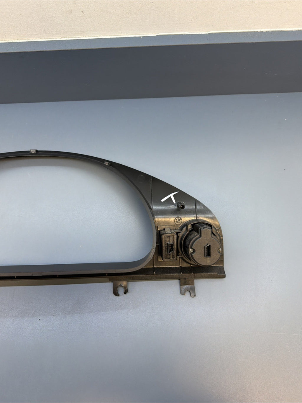 97-03 BMW E39 Speedometer Cluster Trim Bezel w/ Switches Black OEM 528i 540i