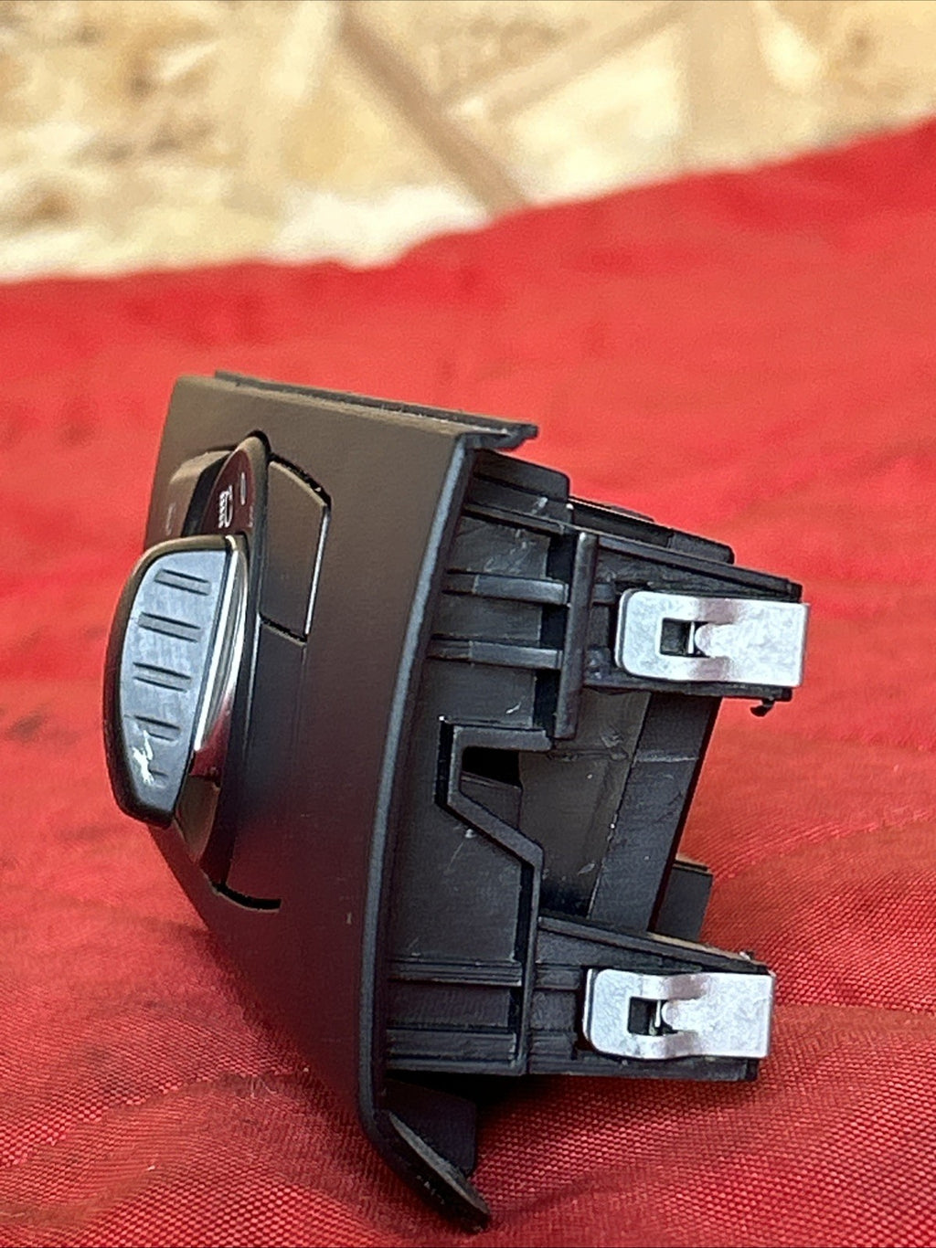 07-13 BMW E70 X5 E71 X6 HEADLIGHT FOG LIGHT CONTROL SWITCH BLACK OEM 9134728
