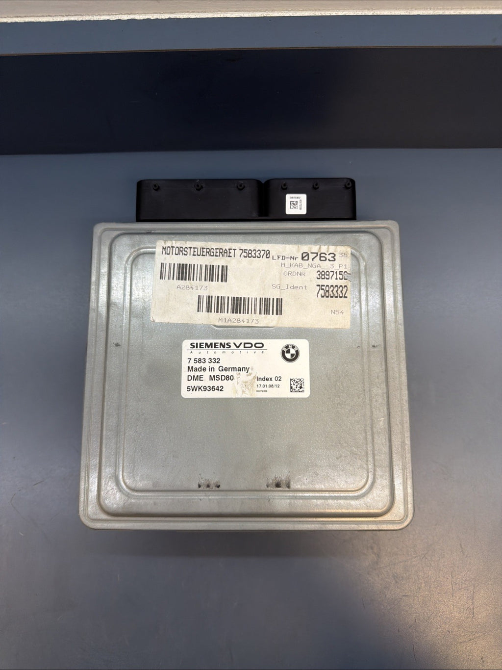 2008-2009-2010 BMW 335i  DME ECU CAS KEY MSD80 SET 7583332