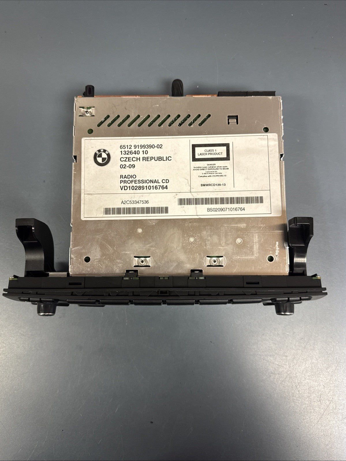 07-10 BMW E90 E92 E93 335i CAR STEREO RADIO CD PLAYER RECEIVER 9199390 OEM
