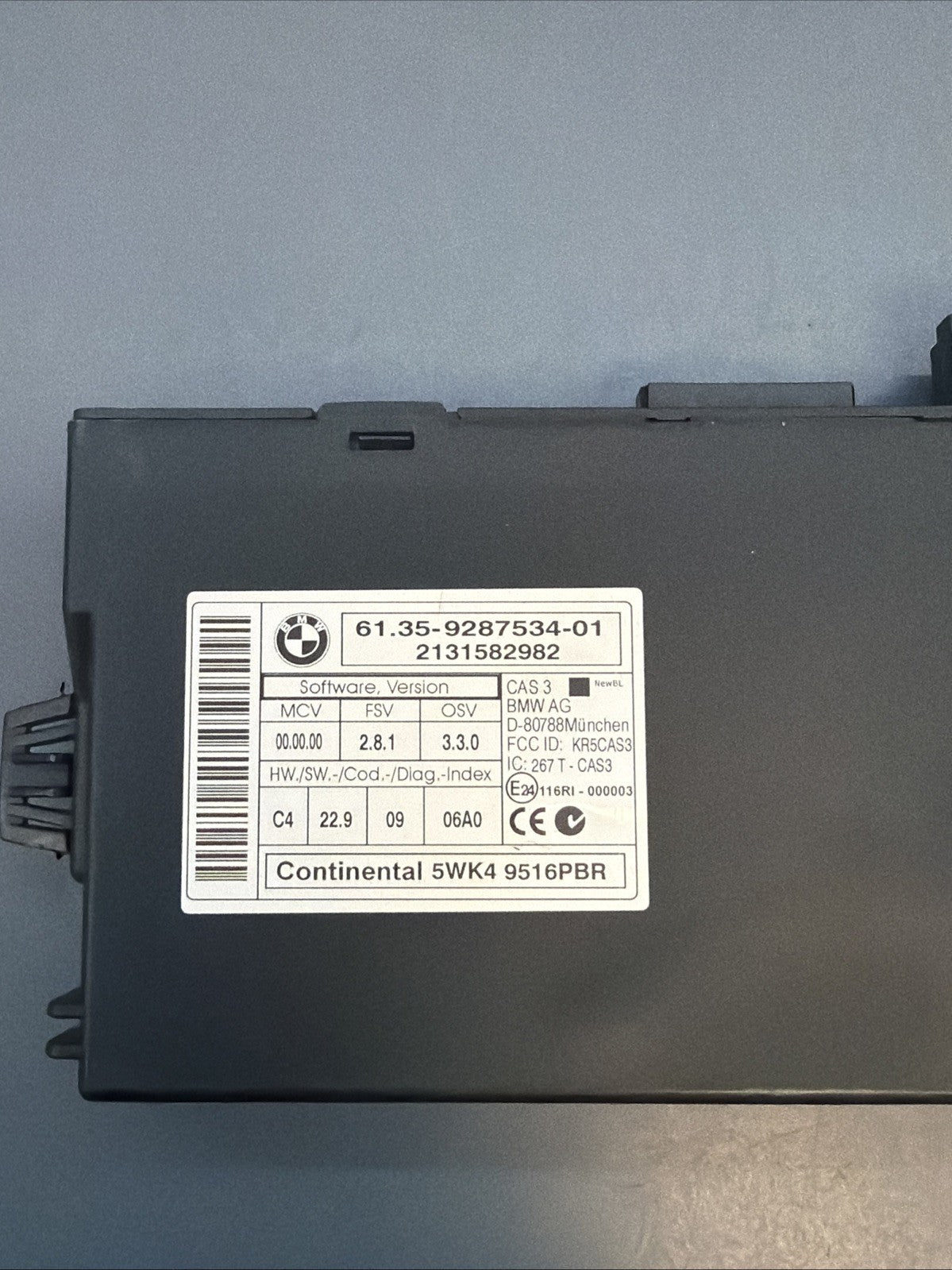 BMW E84 X1 N20 2.0L 28i Engine Computer Module Key DME ECU CAS3 SET OEM 8614957