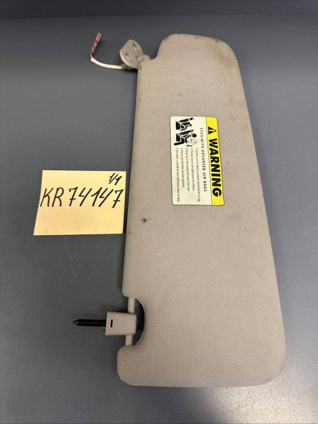 BMW 2006-2015 E90 E91 E84 Front Left Driver Side Sun Visor GRAY OEM
