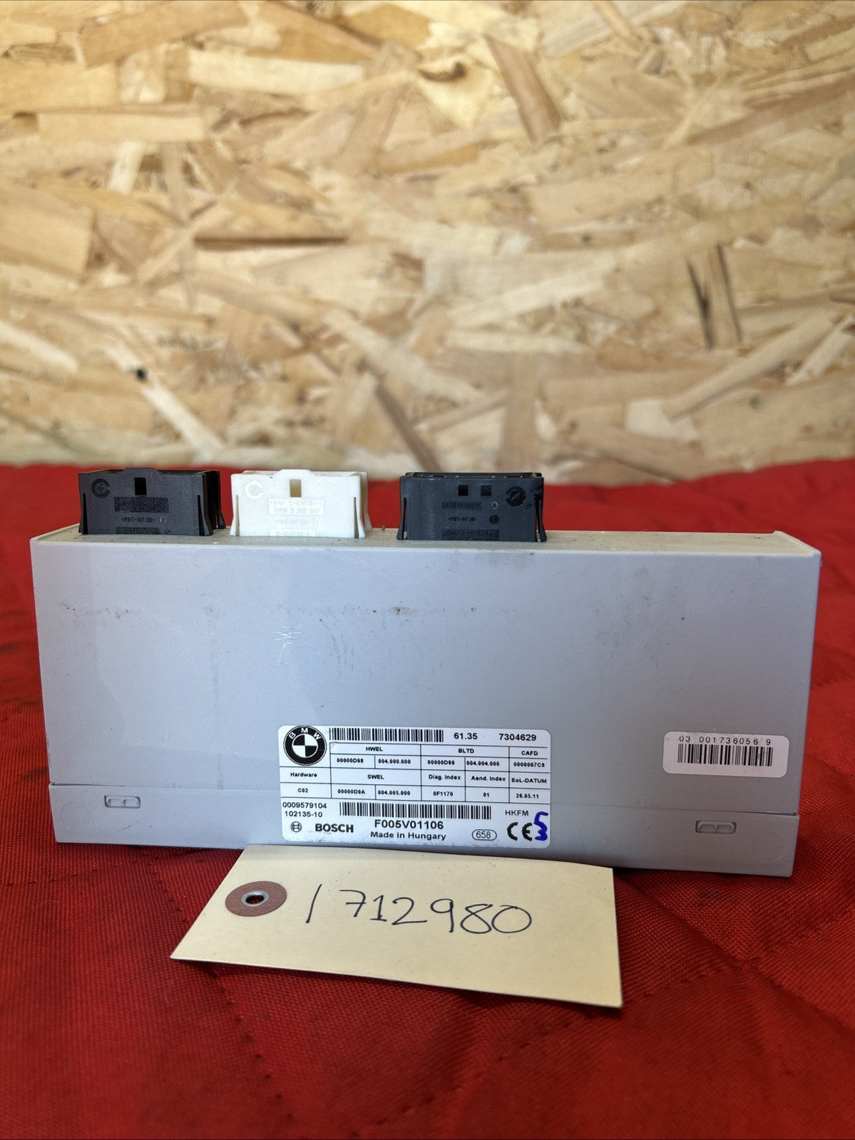 2011-2017 BMW F10 F01 F25 5 7 Series X3 X4 Trunk Lid Lift Control Module 7304629