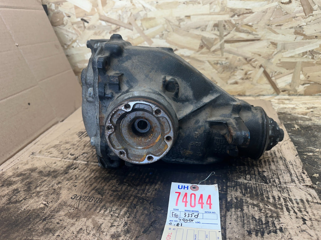 BMW 335d 3 SERIES REAR DIFFERENTIAL FINAL 2.81 DRIVE OEM 7571176 7518413 7571175