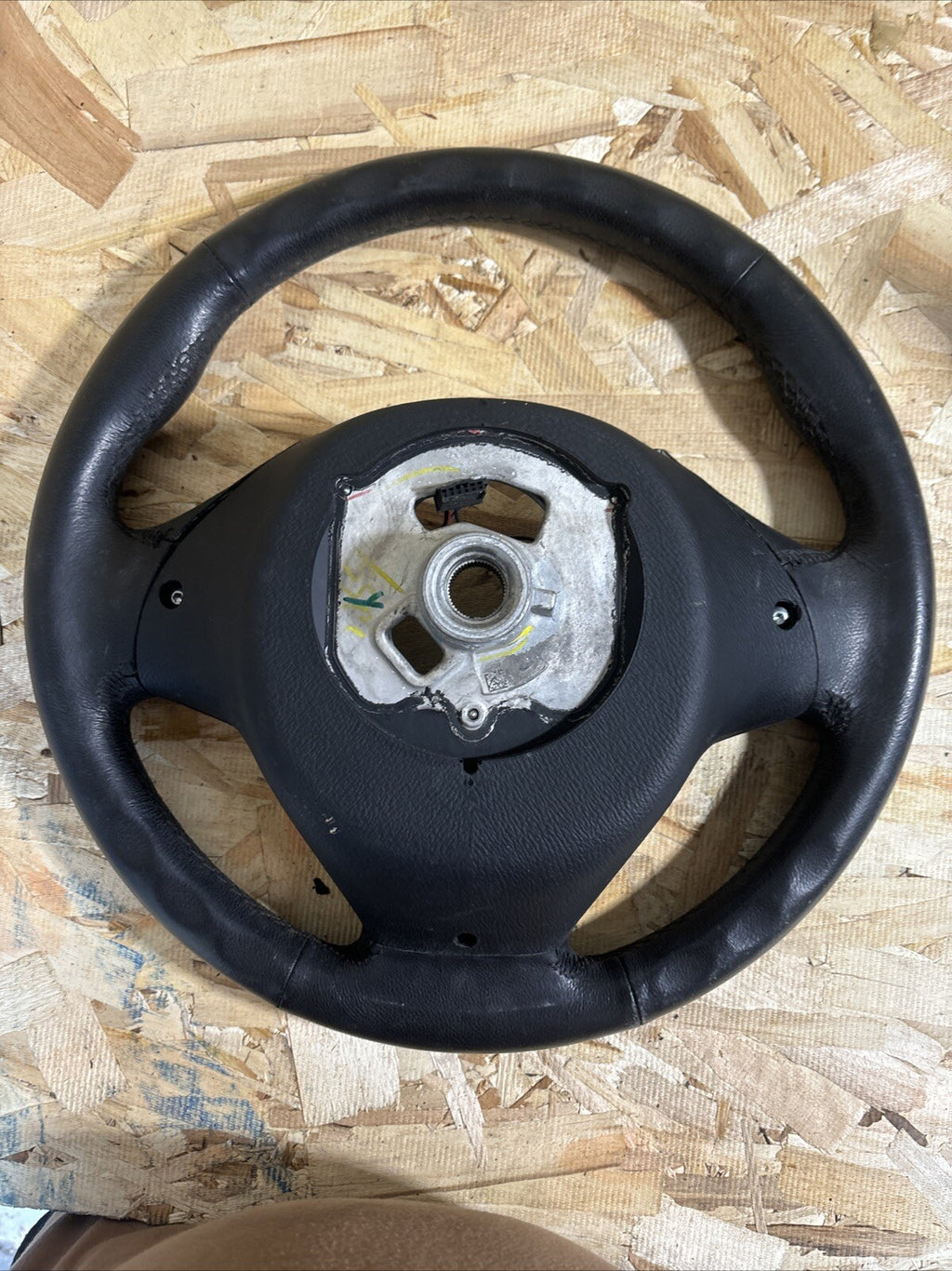 2013 BMW X3 Black Leather Steering Wheel Switches Buttons Trim OEM 2406058 O2-2