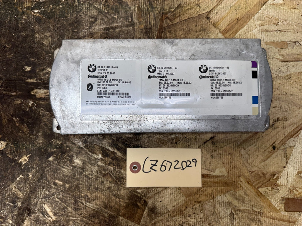 BMW 2007-2010 E60 LCI E90 BLUETOOTH TELEMATIC COMMUNICATION MODULE OEM 9149614