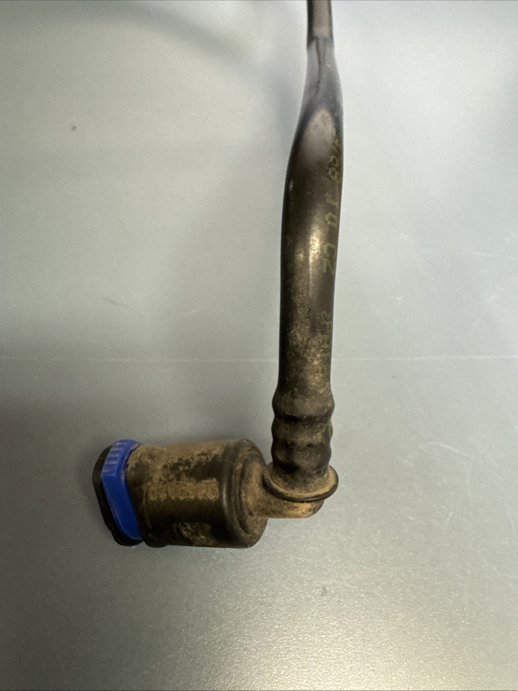 09-13 BMW F01 F02 F04 750i N63 DME Radiator Coolant Hose Line Pipe 7575435 OEM