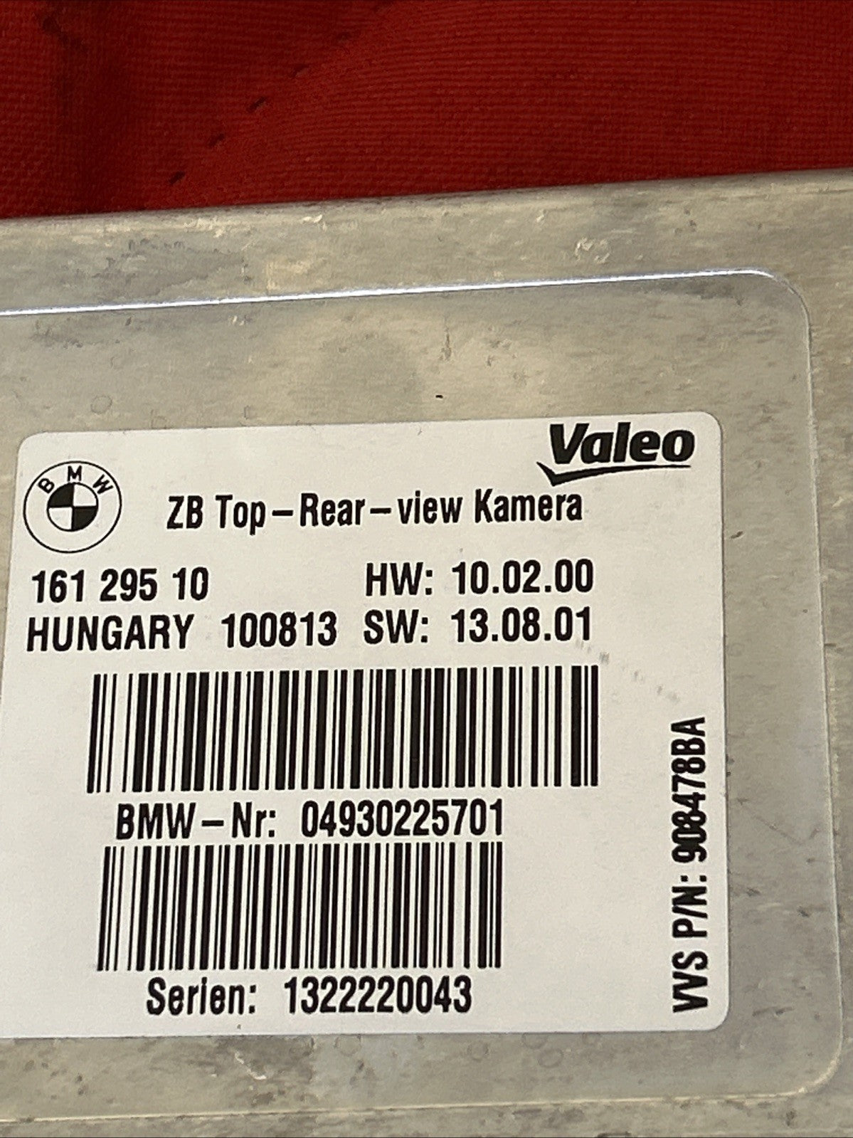 BMW 2010-2019 F25 F30 F32 F85 REAR VIEW CAMERA CONTROL MODULE OEM 16129510