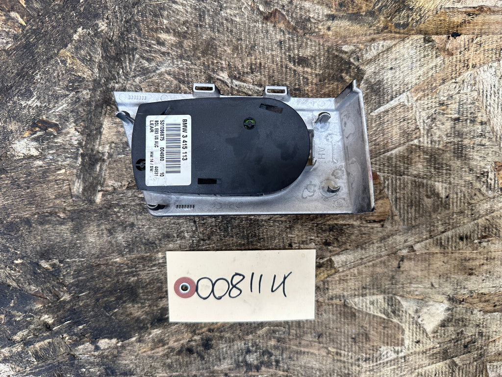 BMW 2003-2006 E83 X3 PRE LCI FRONT HEADLIGHT SWICH PANEL BLACK OEM 3415113