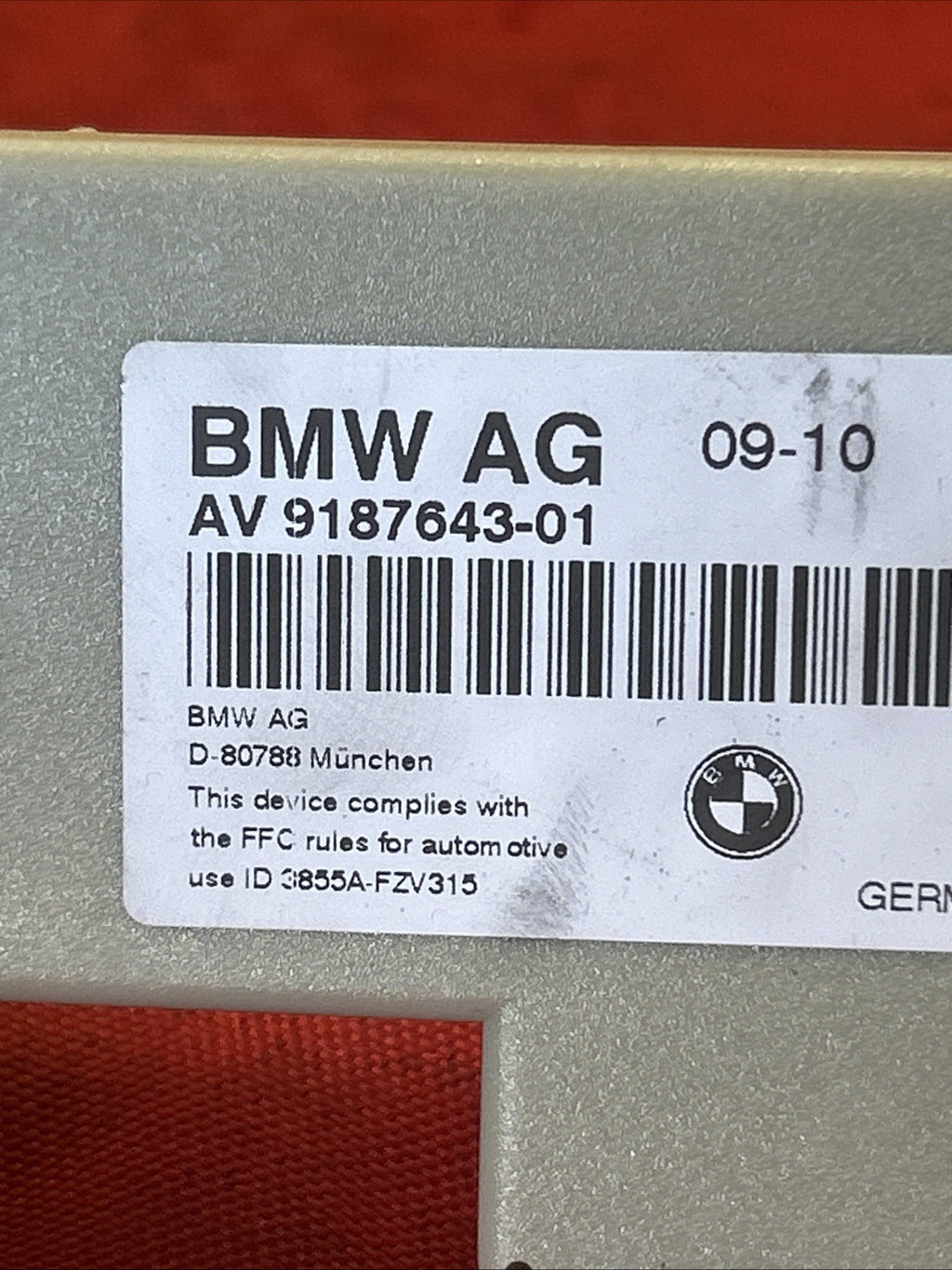 2008 - 2013 BMW E92 E90 E93 M3 Radio Antenna Amplifier Module 9187643-01 OEM