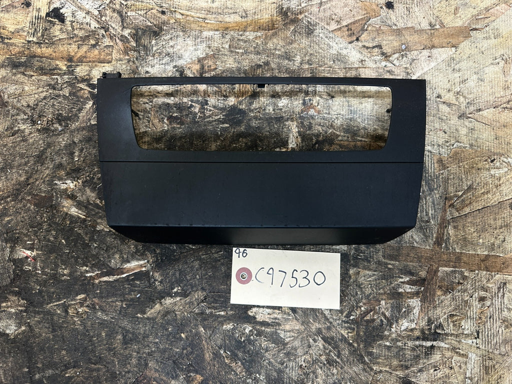 BMW 06-12 E90 3 SERIES CENTER CONSOLE CLIMATE CONTROL TRIM BLACK OEM 9118703