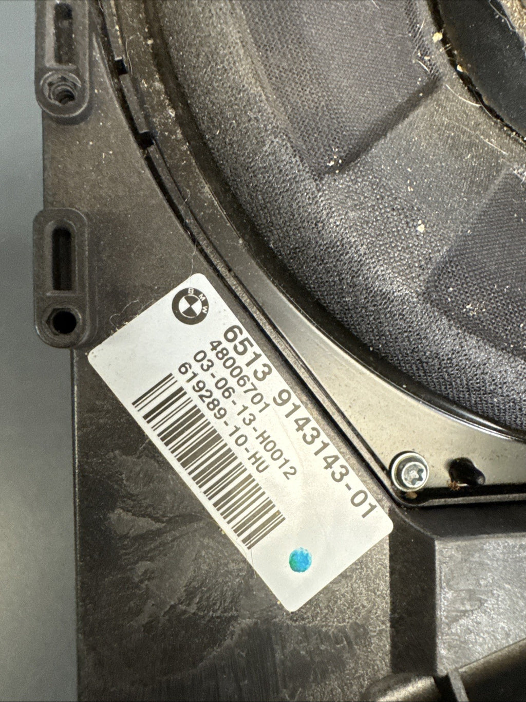 08-13 BMW E82 E88 135I FRONT LEFT & RIGHT HI-FI AUDIO SUBWOOFER SET OEM 9143143