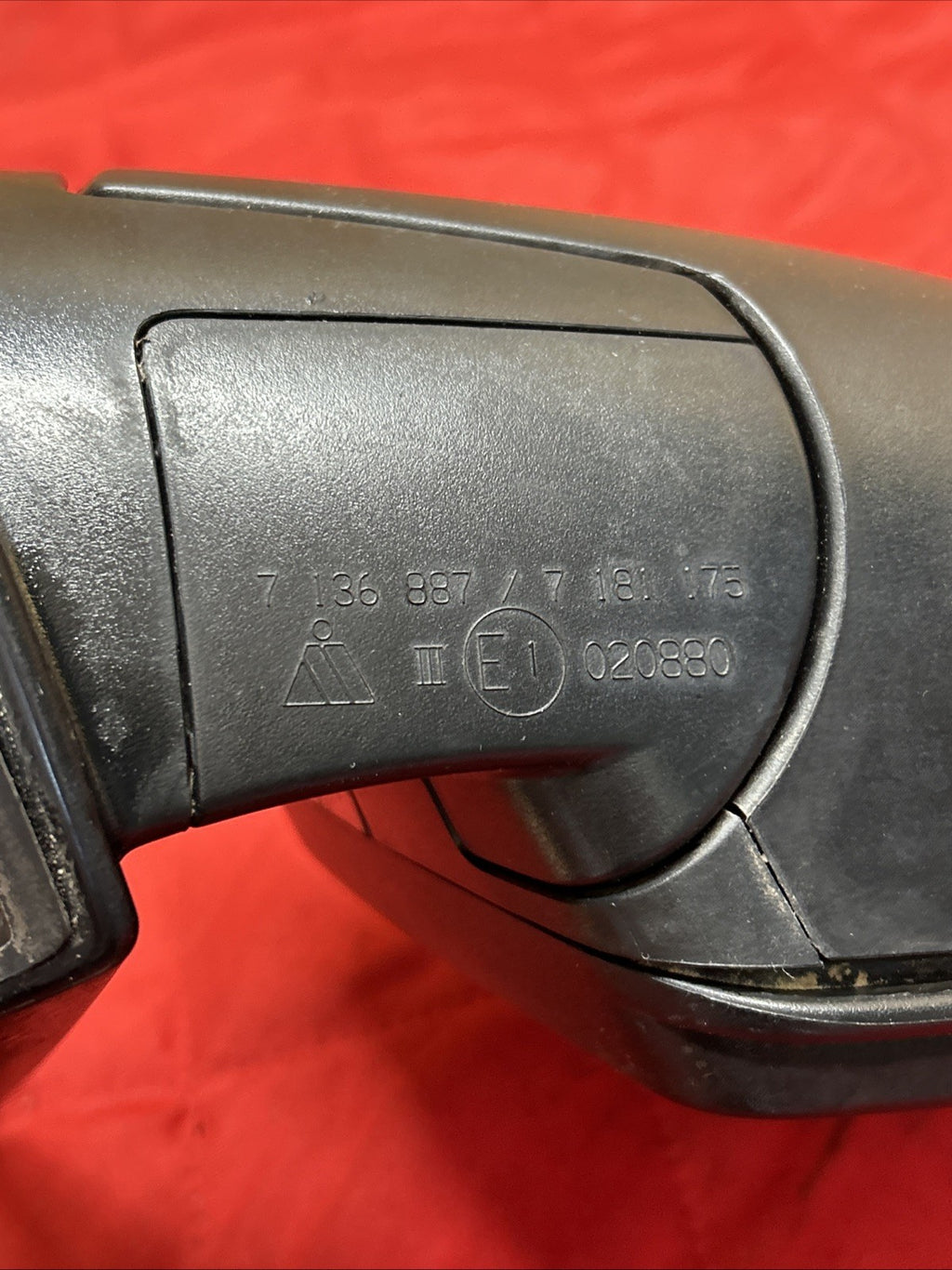 2007-2013 BMW X5 E70 FRONT LEFT DRIVER DOOR MIRROR 7136887 OEM GRAY