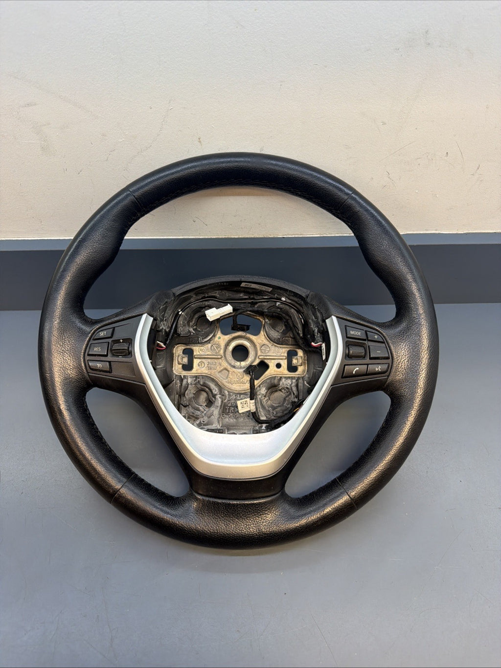 12-18 BMW F30 F32 328i 435i LEATHER SPORT STEERING WHEEL OEM 9218380
