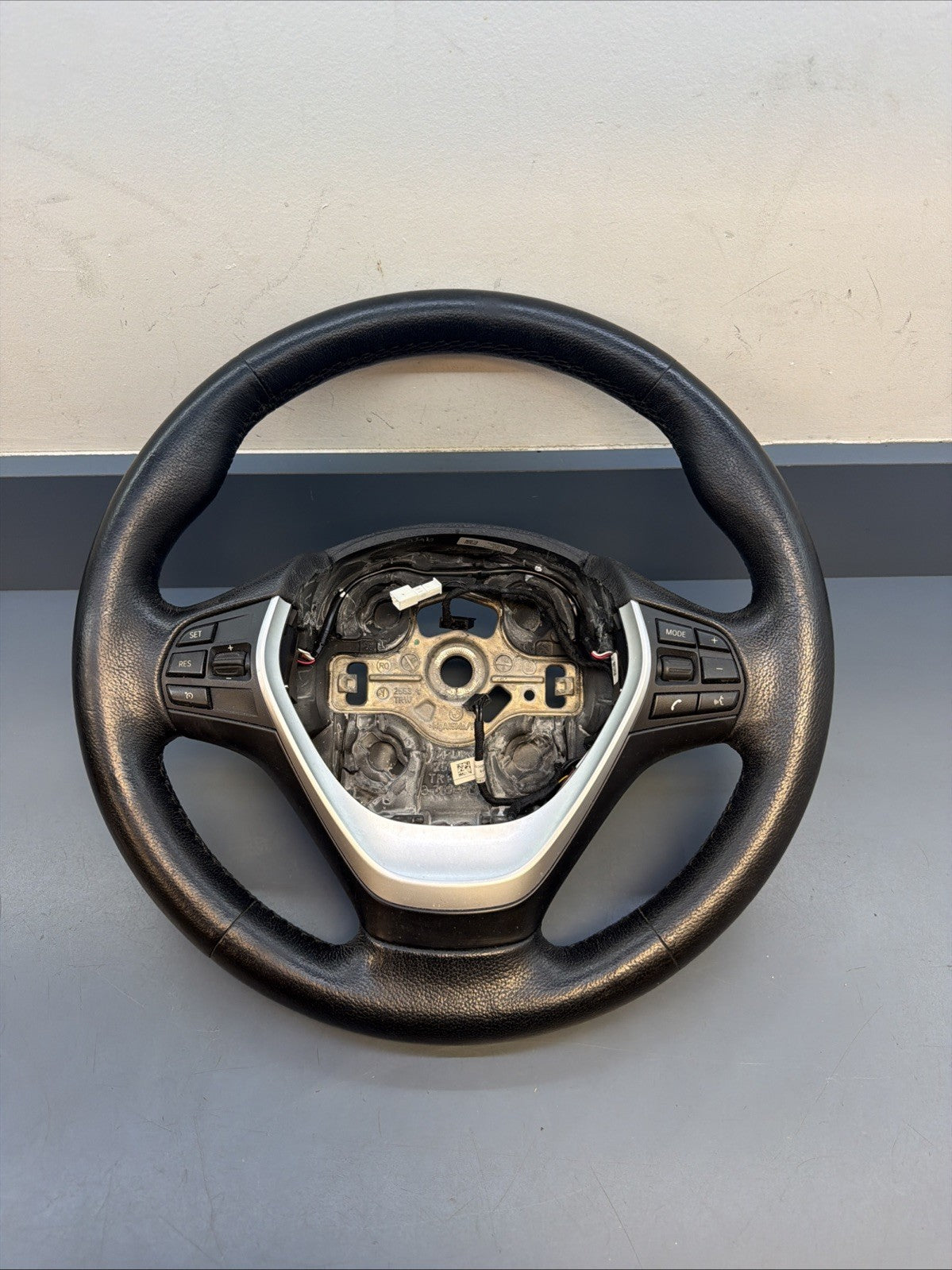 12-18 BMW F30 F32 328i 435i LEATHER SPORT STEERING WHEEL OEM 9218380