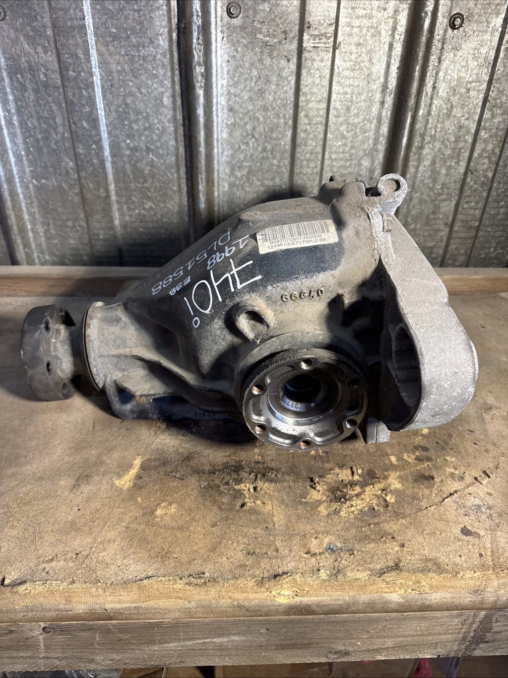 BMW REAR DIFFERENTIAL E38 SERIES 740i FINAL DRIVE 2.93 STOCK:74838