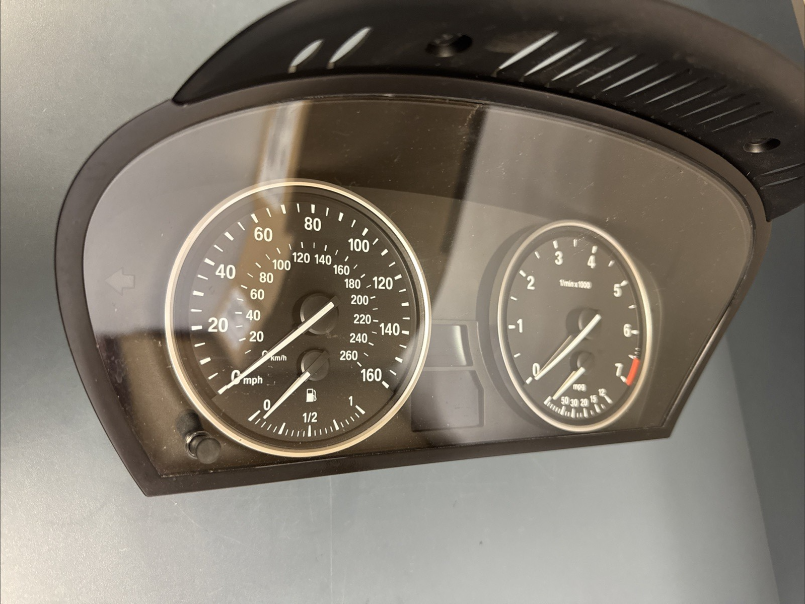 2008-2010 BMW E60 550I LCI INSTRUMENT CLUSTER GAUGE SPEEDOMETER 9153749 OEM